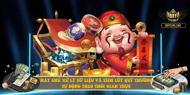 Máy chủ xử lý dữ liệu và tích lũy quỹ thưởng tự động theo thời gian thực